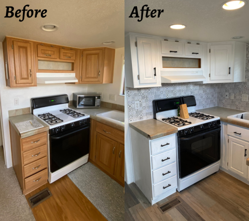 Kitchen Remodeling Project - Before & After