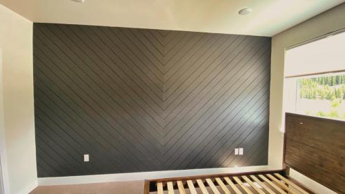 Shiplap Accent Wall Installation